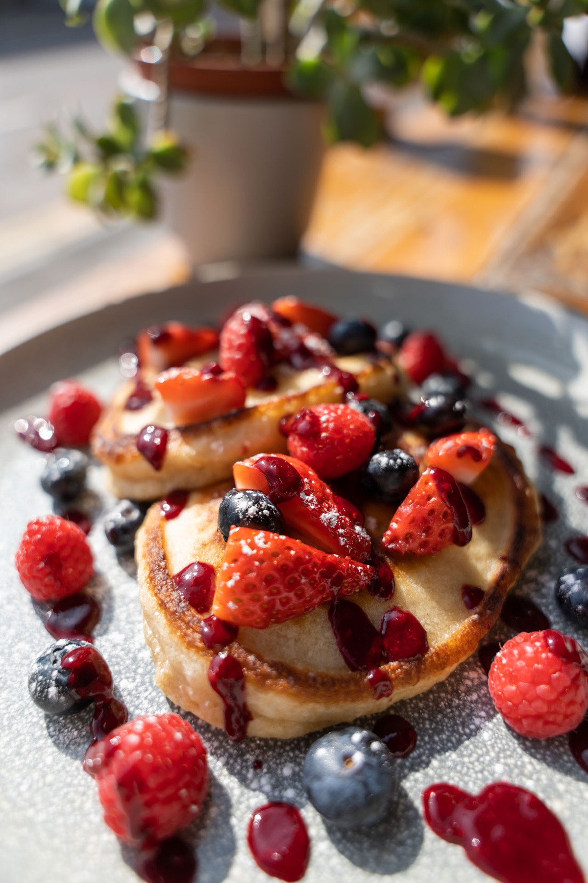 Fruit pancake