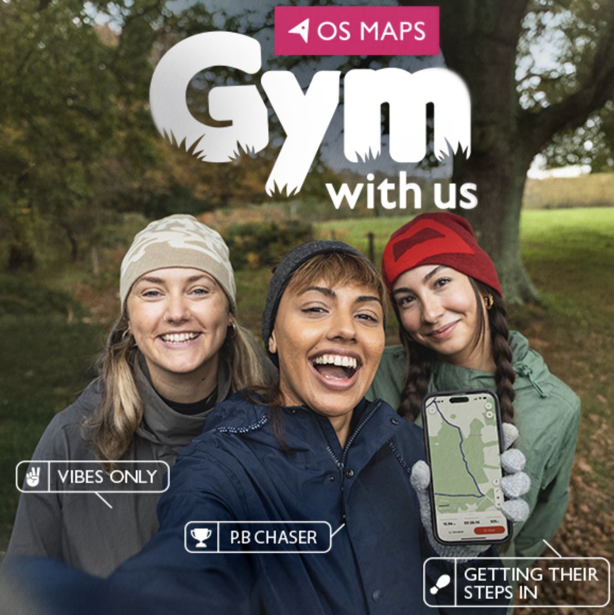 Winter carousel, gym with us