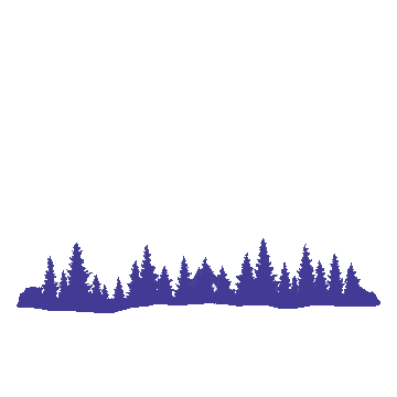 Animated sticker: peak views, frosty mountain